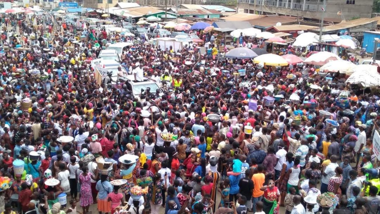 Beautiful Scenes from Ho Township in Ghana.