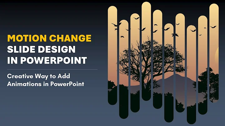 Creative way to add ANIMAITON in PowerPoint | Motion Paths