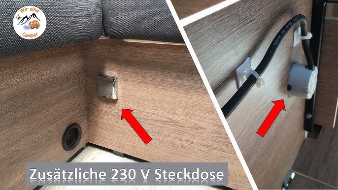 Wohnmobil Technik - 12V Steckdose in die Heckgarage einbauen 🛠 *361 