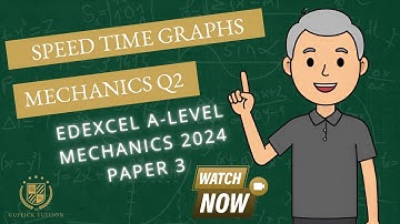 Speed Time Graphs (Q2 A2 P3 Edexcel 2024)