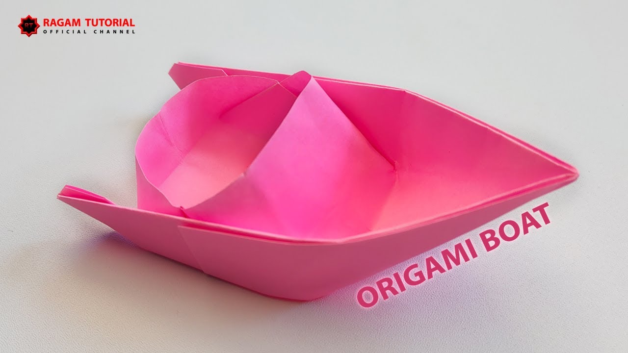 Origami Boat - Membuat Kapal Speed Boat dari Kertas Origami - Seni ...