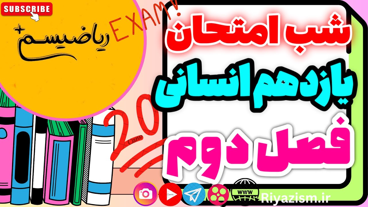 ریاضی یازدهم انسانی شب امتحان تابع فصل دوم نسخه ابتدایی