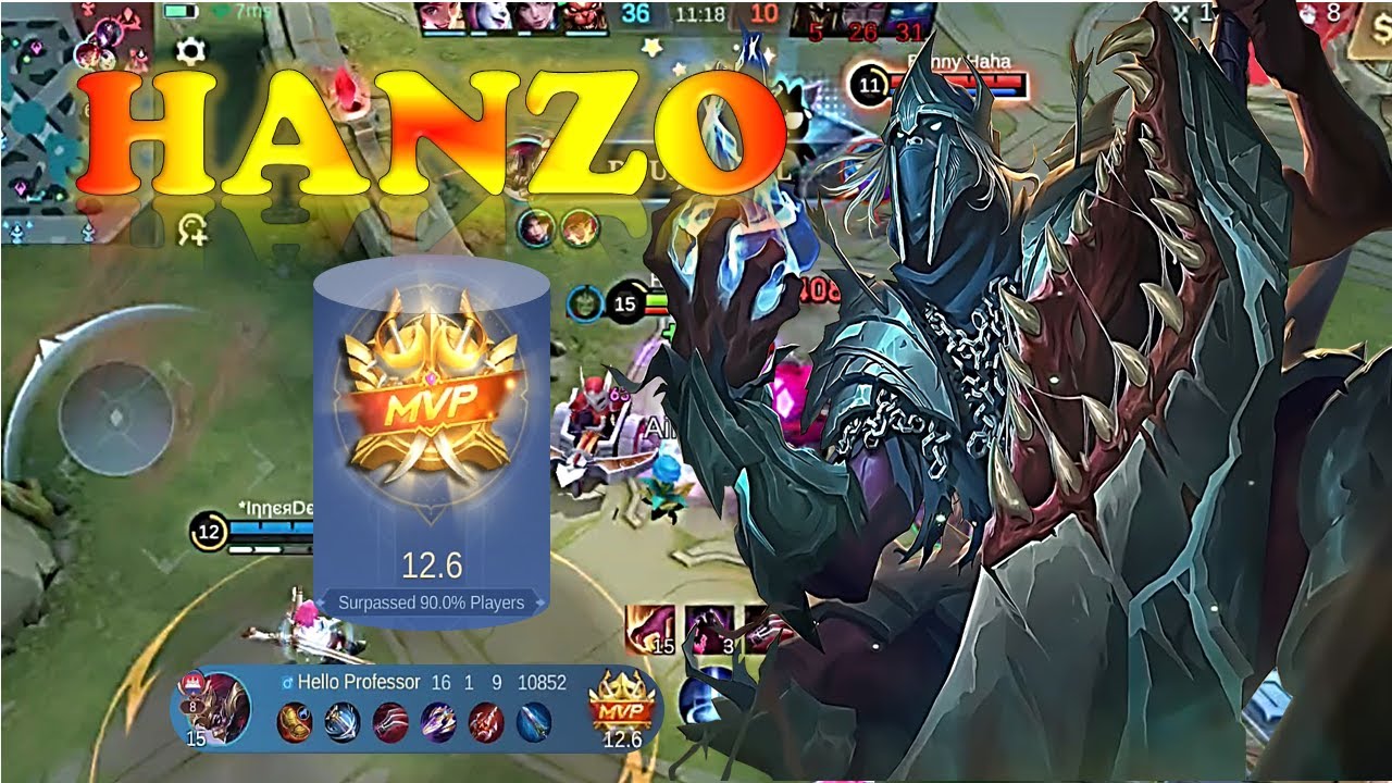 HANZO: MVP Game Play in Mobile Legends Bang Bang #mlbb #mobilelegends # ...