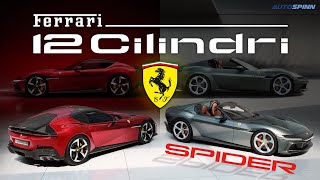 Ferrari 12Cilindri เครื่องยนต์วางหน้า V12 รุ่นใหม่ล่าสุด