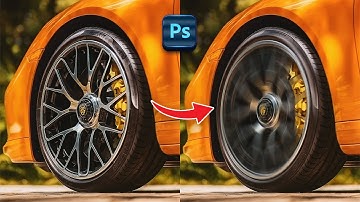 How to make spin effect    Adobe Photoshop Tutorial
