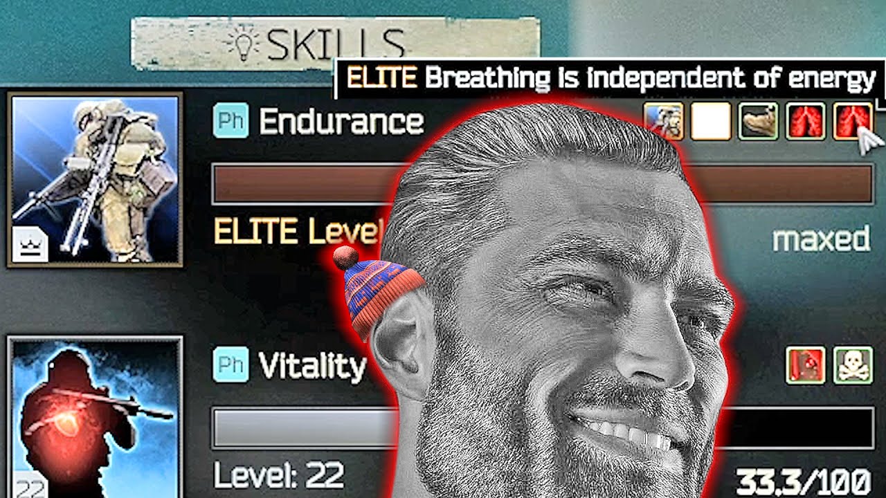 Elite Endurance (Breathing is independent of energy) - ESCAPE FROM TARKOV 12.12 EFT
