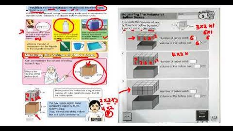 MEASURING THE VOLUME OF HOLLOW BOX