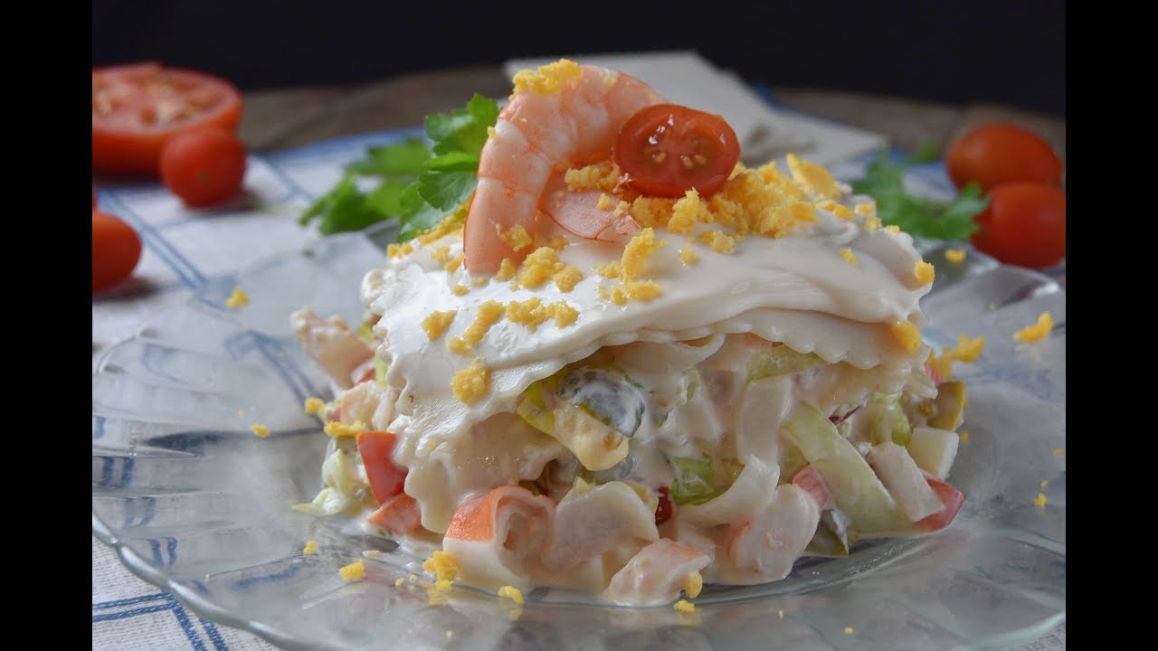 Lasaña fría de verano