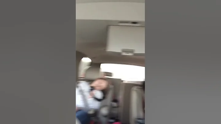Typical car ride home for dad