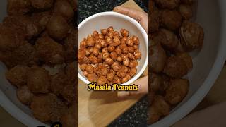 Quick Masala Peanuts For Snacks shorts food recipe viral