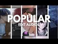 Popular edit audios for edits