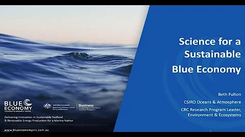 Science Week 2020: Prof Beth Fulton on Science for...