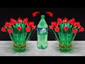 Beautiful Flower from Sprite Bottle | Plastic bottle craft ideas | Ide Kreatif Botol Sprite