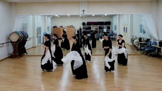 230925-살풀이춤 공연연습중.(공연예정.10월7일5시.용인시청마루홀)