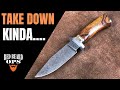 Hidden Tang Take-Down-ish Fighter | Knife Making