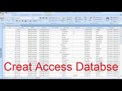 إنشاء قاعدة بيانات أكسس  -  Creat Access database for VB6 