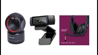 Unboxing Barcode Scanner, Headphones and WebCam [Bonus Video]