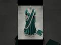 #fashion world#old saree reuse green lehanga blaouse