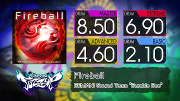 【GITADORA】 Fireball (MASTER ~ BASIC) Drum