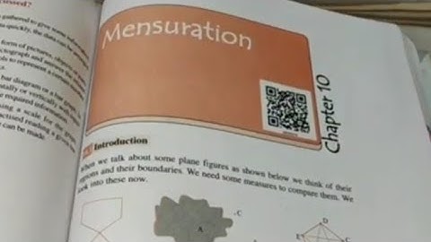 Mensuration Chapter -10 introduction || Class 6th Maths New Edition