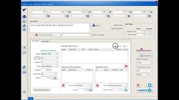 Workflow - Create a Docket Book Quotation