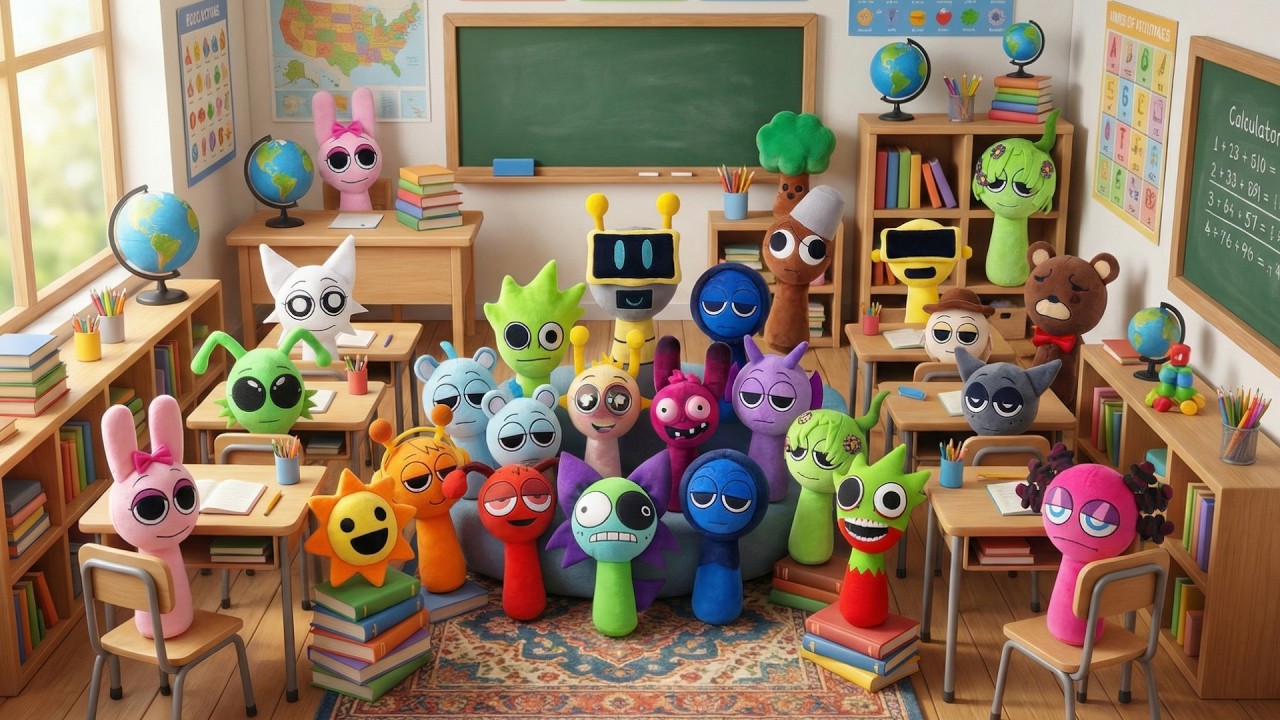 I Found EVERY Sprunki Hidden in My Classroom?! 😱