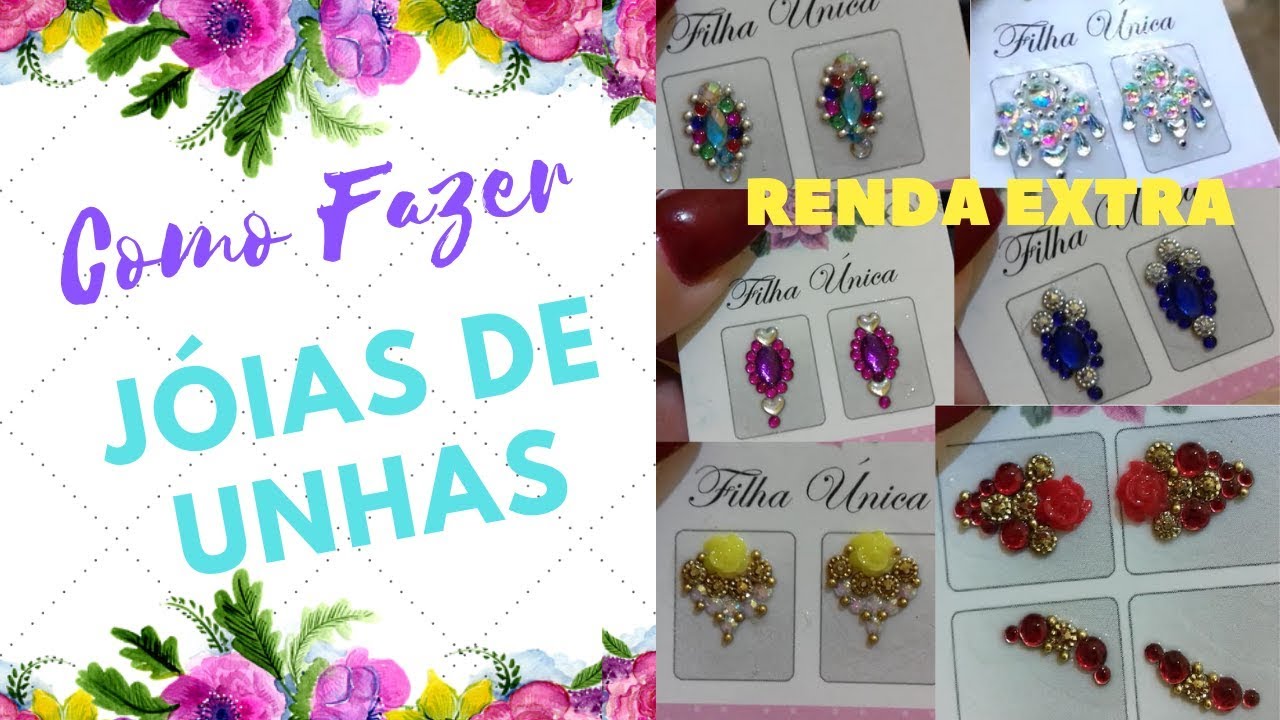 FAÇA E VENDA: Como fazer Jóias de Unhas - Meu Negócio do Coração