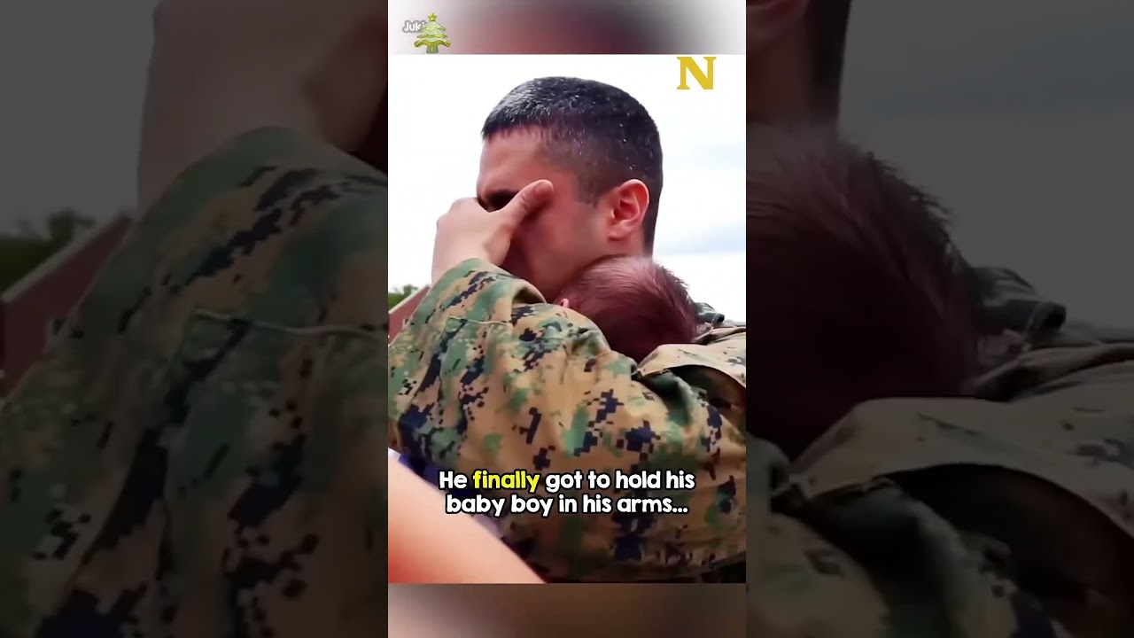 Surprised when your soldier returns home without warning#soldiercominghome #respect #humanity3