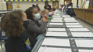 'Small token of our gratitude: Students show bus drivers some love with handmade cards