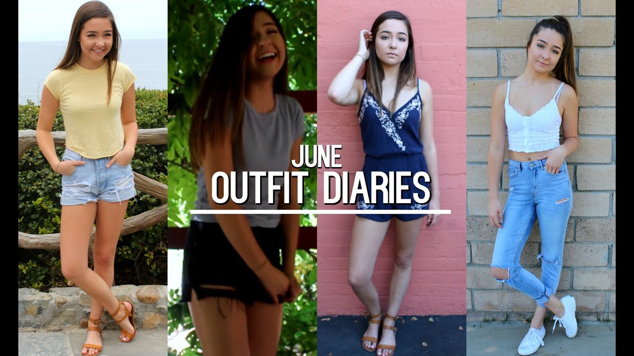 June Outfit Diaries McKenzie Luskey YouTube