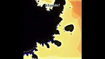 Mandelbrot Infinite Dimensions inside a Black Hole?! ♾️ #shorts #mandelbrot #space