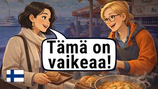 First Day in Finland – Easy Finnish Conversation & Listening Practice for Beginners (A2 - subtitles) screenshot 4