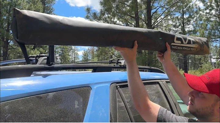 Reviewing Ironman 4x4 Quick Release Awning Brackets in the back country with CVT awning