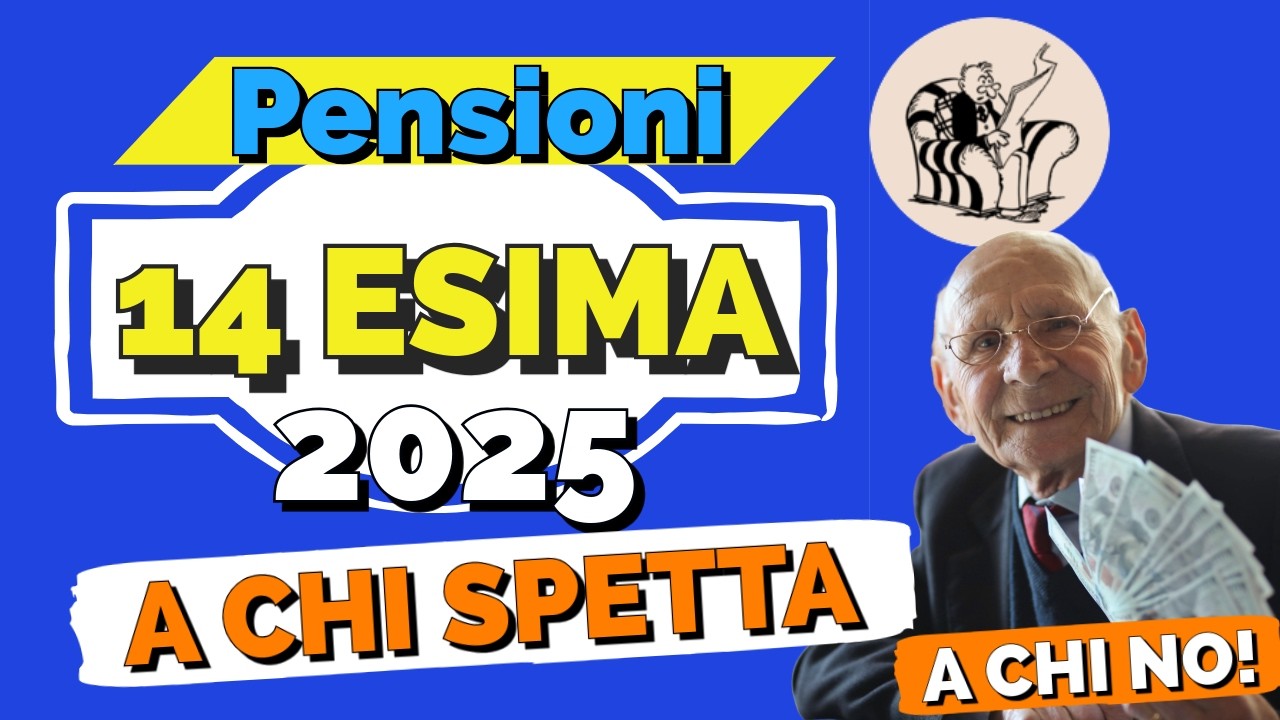 PENSIONI 👉 QUATTORDICESIMA 2025: SCOPRI SE TI SPETTA oppure NO‼️ 💰