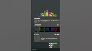 When you bet 1k scrap on 1. Rust Console Edition.