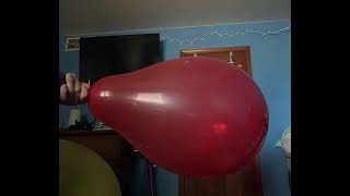 Qualatex Q16 Balloon Ruby Red Pump To Pop P2P B2P