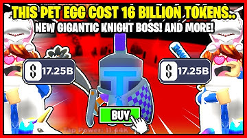 TAPPING SIMULATOR NEW KNIGHT WORLD! I SPENT *16 BILLION* SUPER REBIRTH TOKENS ON 1 EGG! - ROBLOX