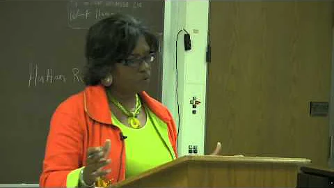 Jacqueline Jones Royster -- Hutton Lectures 2010