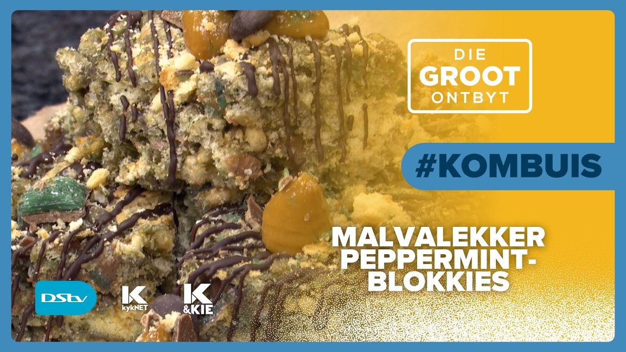 GROOTkombuis | Jaen-mari Breytenbach maak lekker 'Malvalekker Peppermint-blokkies' | 22 Jul 2026