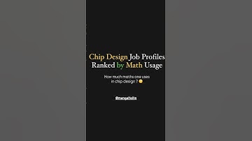 Mathematics in Chip design 👆👆 Check the level required for differnt position. #chipdesign #vlsi