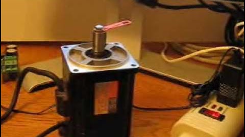 3 phase servo motor operation with the A2 controller board.