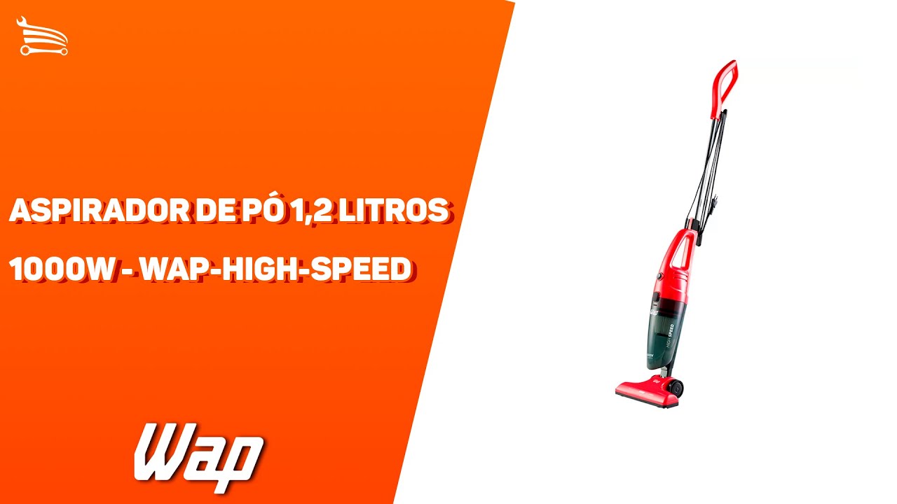 Aspirador de Pó Vertical 2 em 1 1000W WAP High Speed - Loja