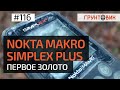 Nokta Makro Simplex plus. Первое золото