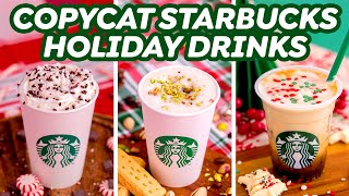 3 Homemade Starbucks Holiday Drinks + Spritz Cookies!