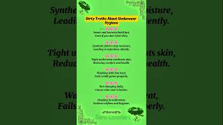 Dirty Facts About Hygiene. #psychologyfacts