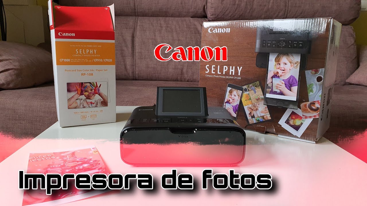 Canon Selphy CP1300. Impresora de fotos digitales 📱 ️ 🖨 YouTube