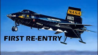 FIRST RE-ENTRY - Air Force test pilot Joe Engle earns his Astronaut Wings in the X-15!