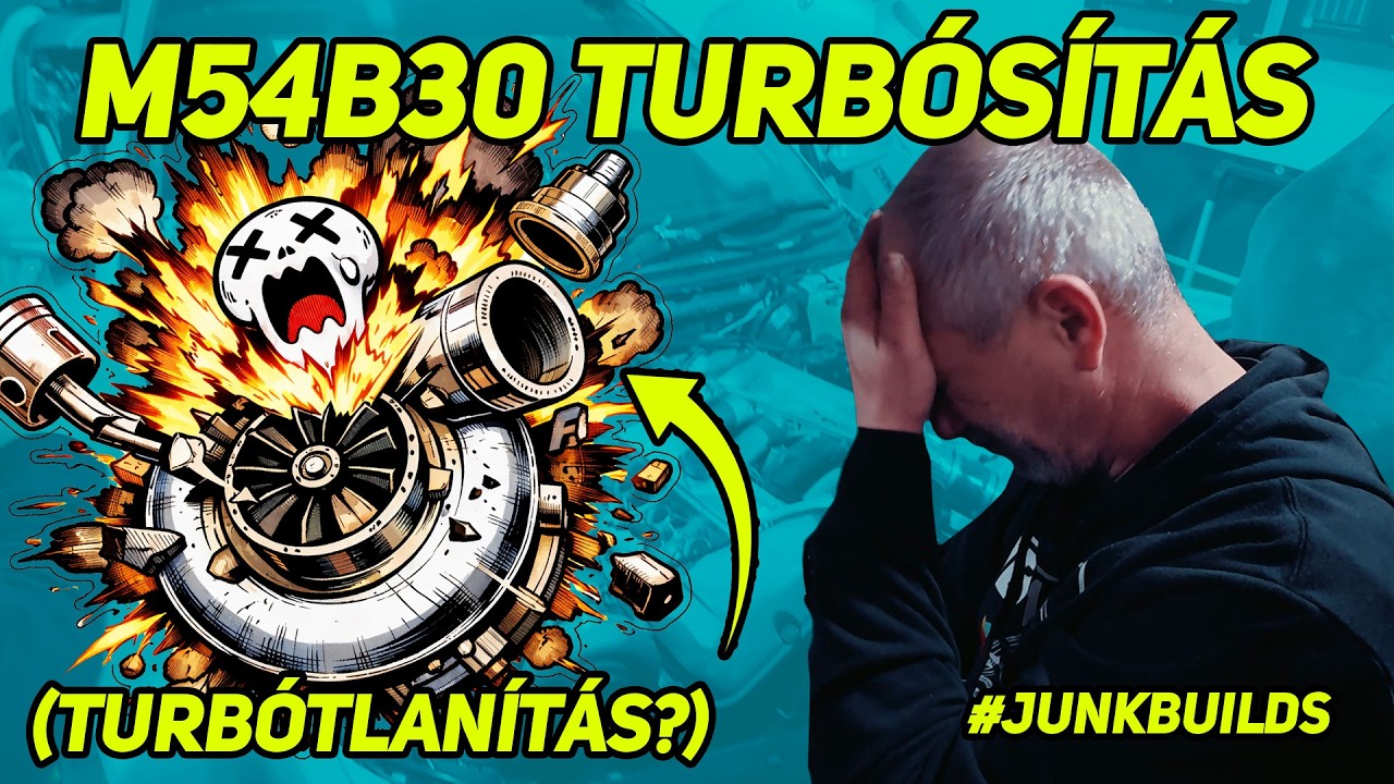 A turbó elhagyta a chatet (?) | #junkbuilds #cabrinator #turbo