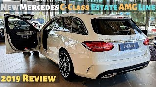 Обзор нового Mercedes C-Class Estate AMG Line 2019 l Удивительный интерьер