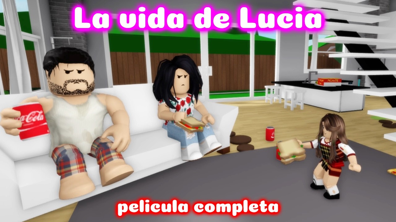 La vida de Lucia película completa | Historia de Roblox Brookhaven